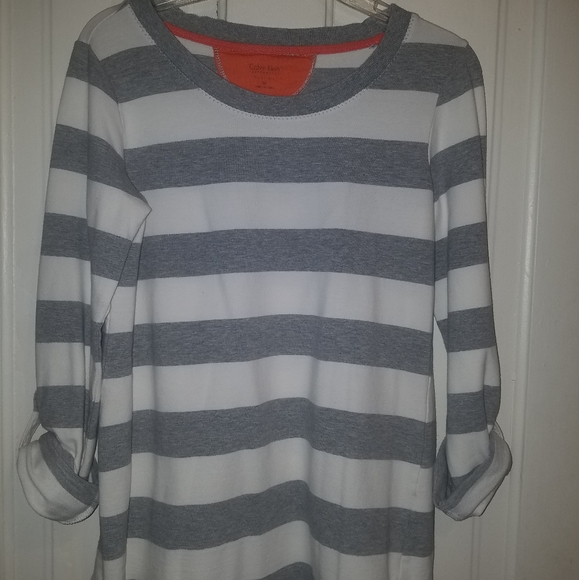 Calvin Klein Tops - Ladies Calvin Klein Shirt Top Sz M Striped